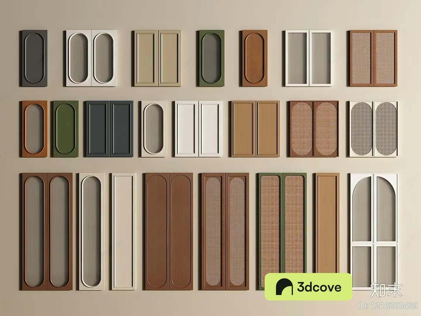 Brown Cabinet Doors