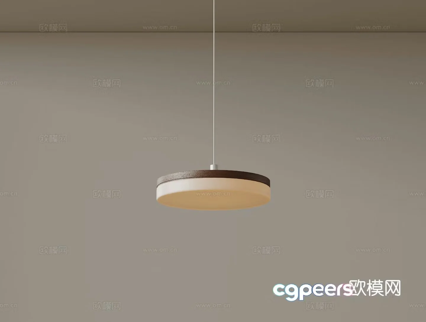 Modern minimalist small chandelier bedside chandelier 3d model