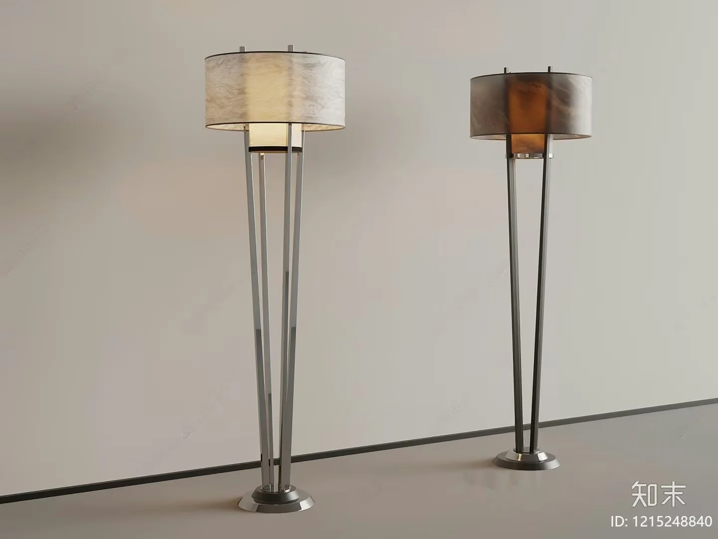 Modern Floor Lamps 3D Model – 16647 – VRAY Render