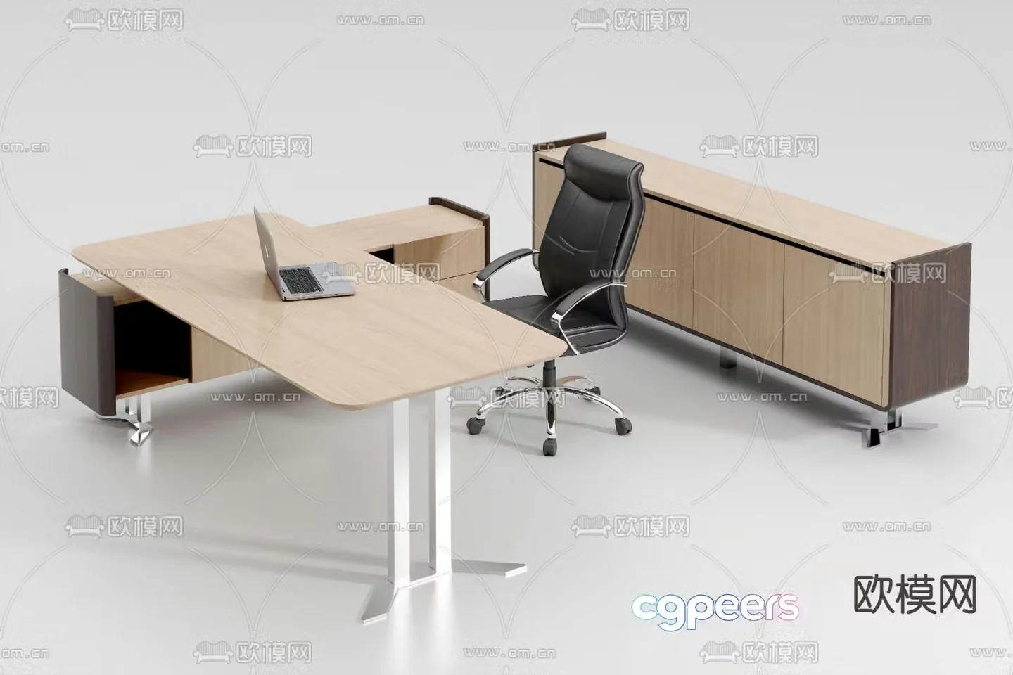 Desk desk manager desk 3d model