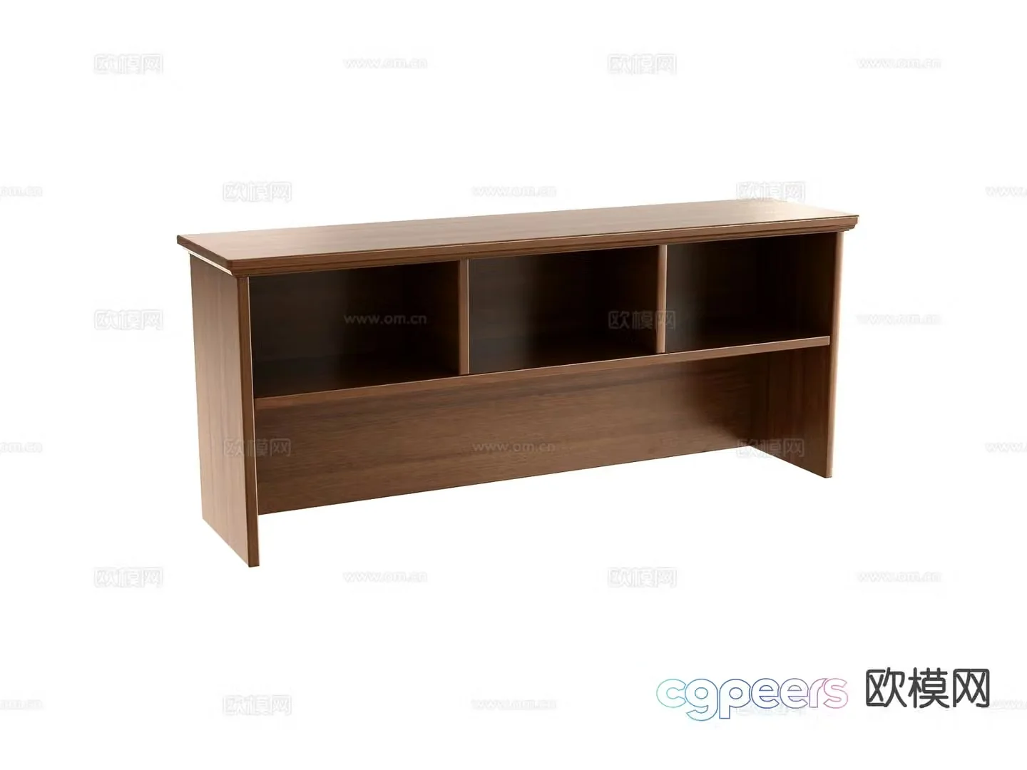 modern desk desk 3d model