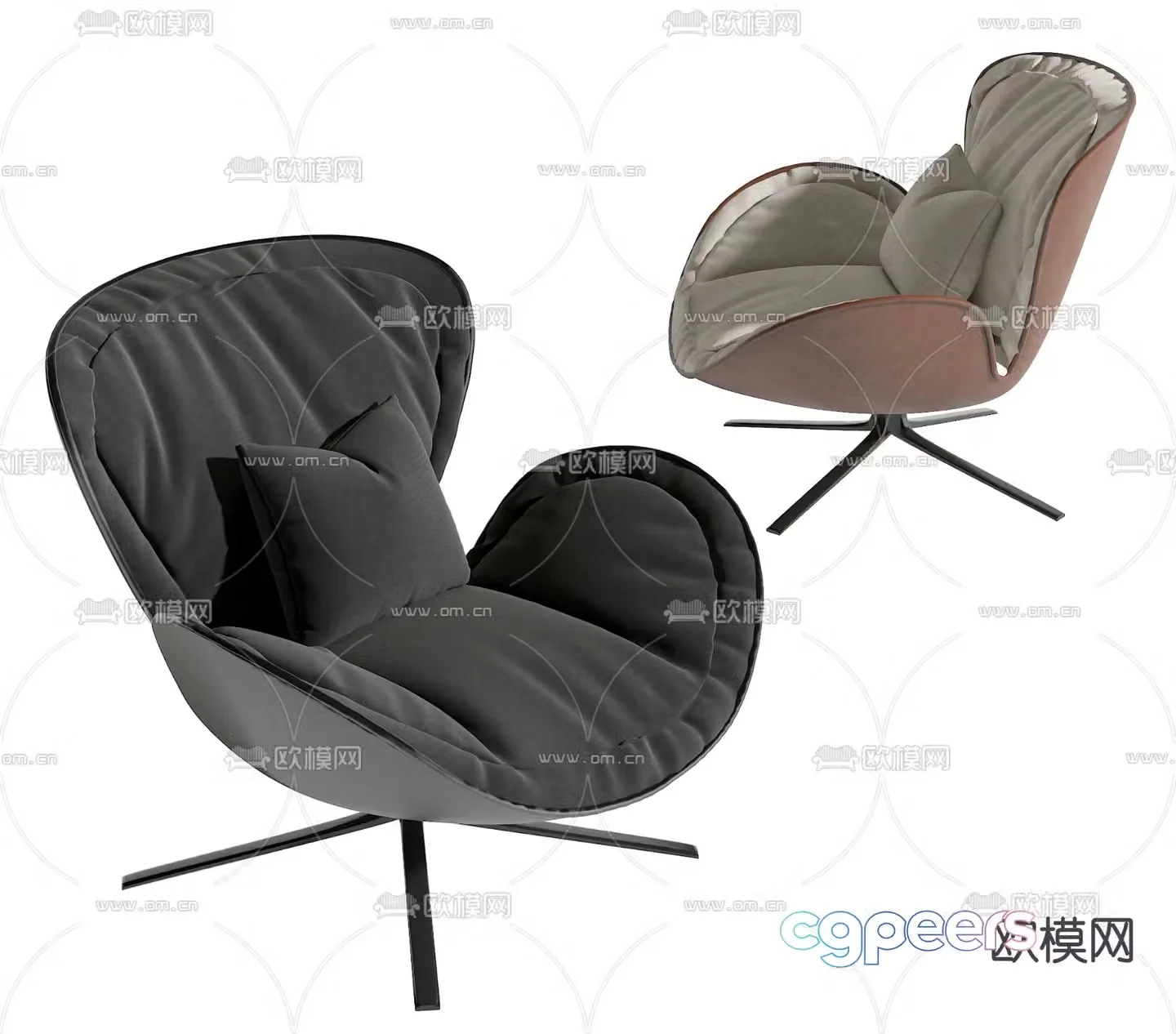Sofa chair leisure chair 3d model
