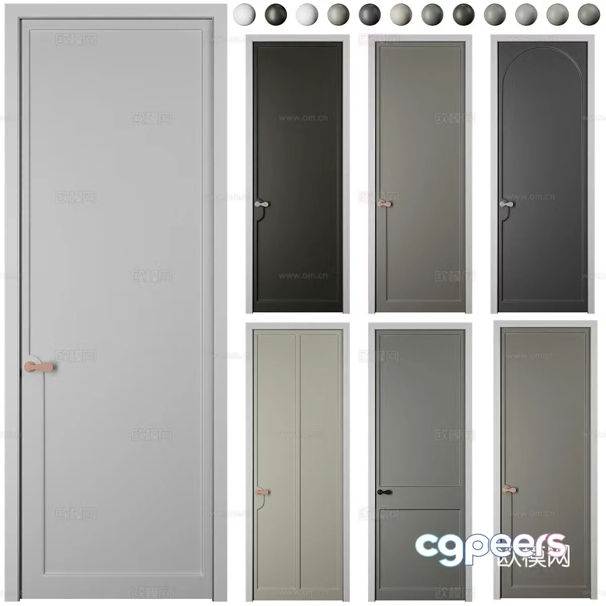 Swing door 3D model