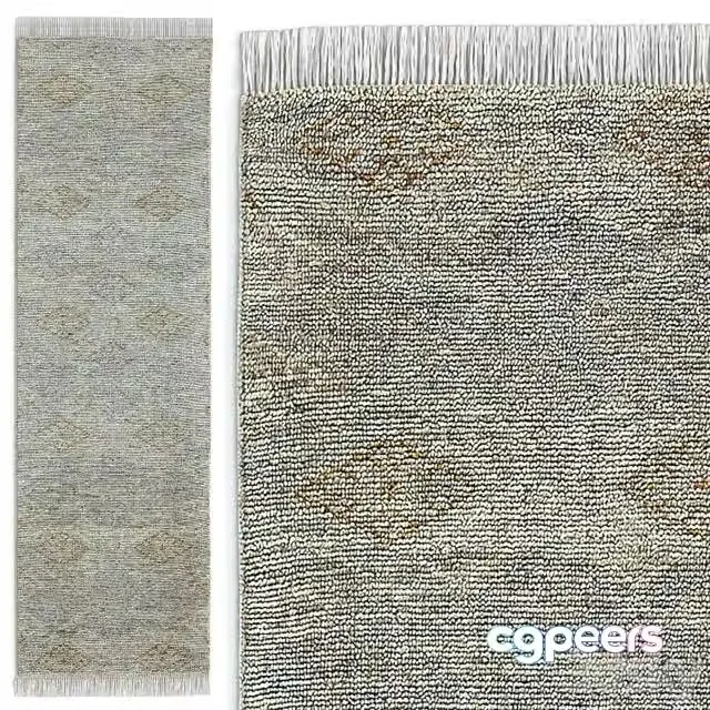 3ds Max Free – Carpet Crate & Barrel Romina Runner Rug