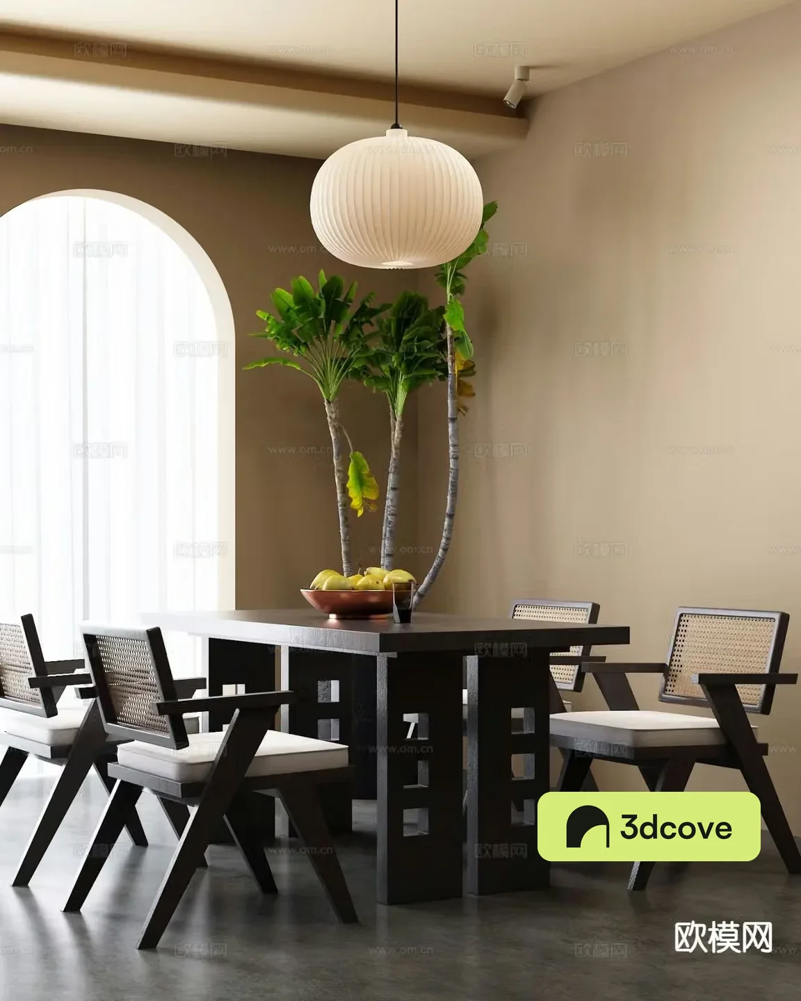 Italian dining table and chairs