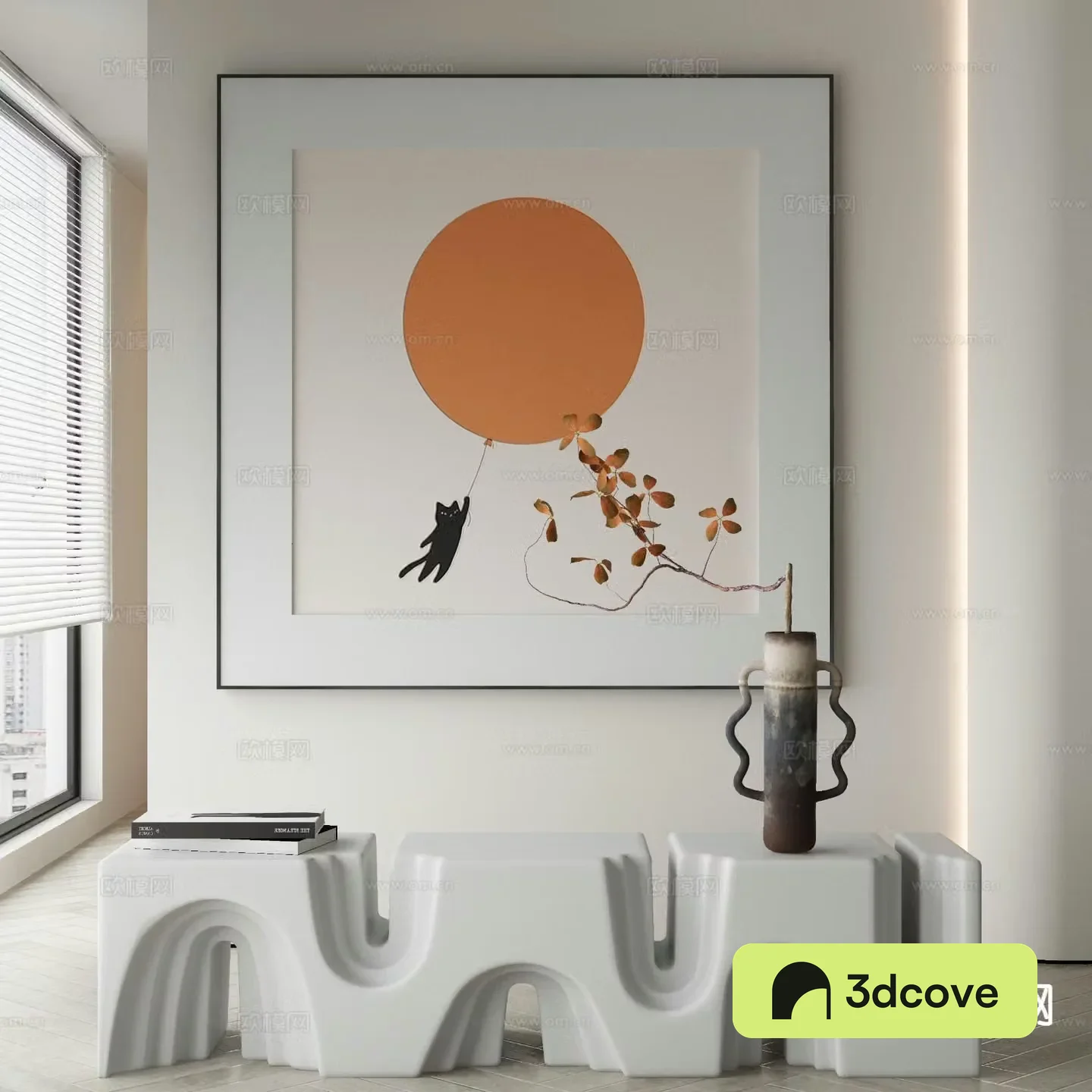 Modern decorative painting cartoon painting children’s hanging painting