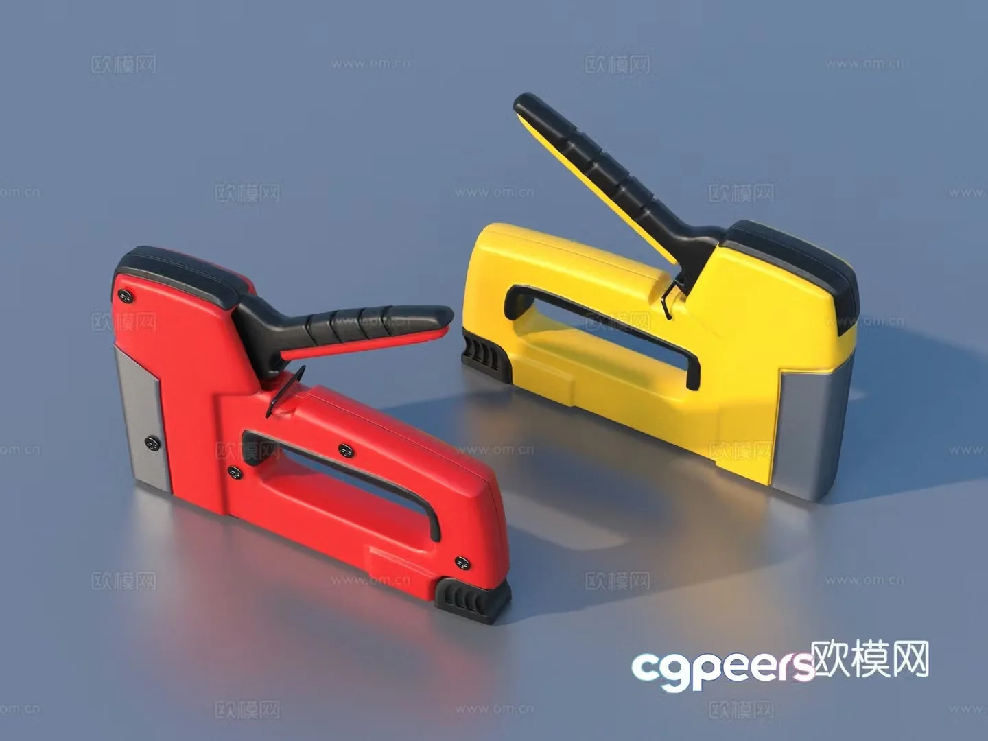 Nail gun tool hardware tool 3d model