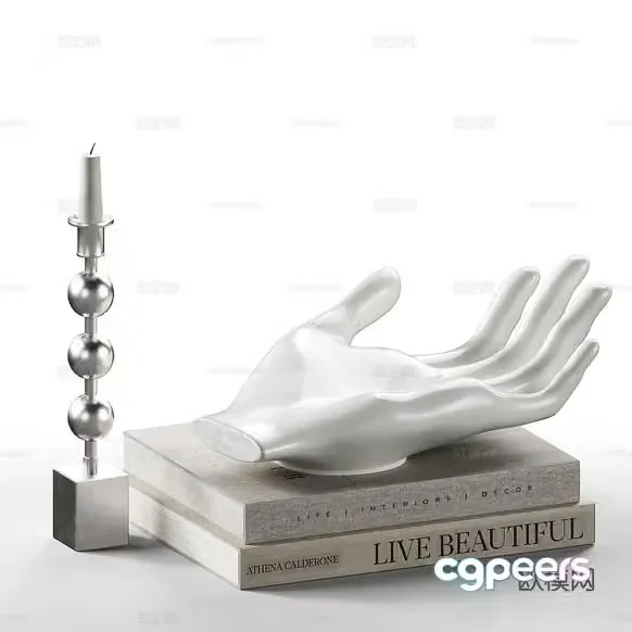Minimalist Home Decor 3D Model – 881 – VRAY Render