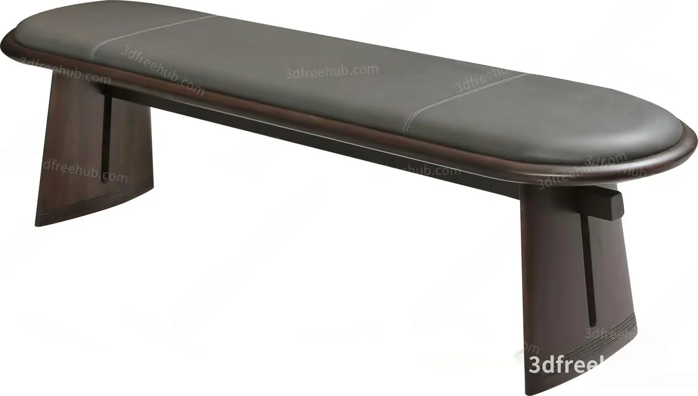 Modern Wooden Bench 3D Model – 20595 – VRAY Render
