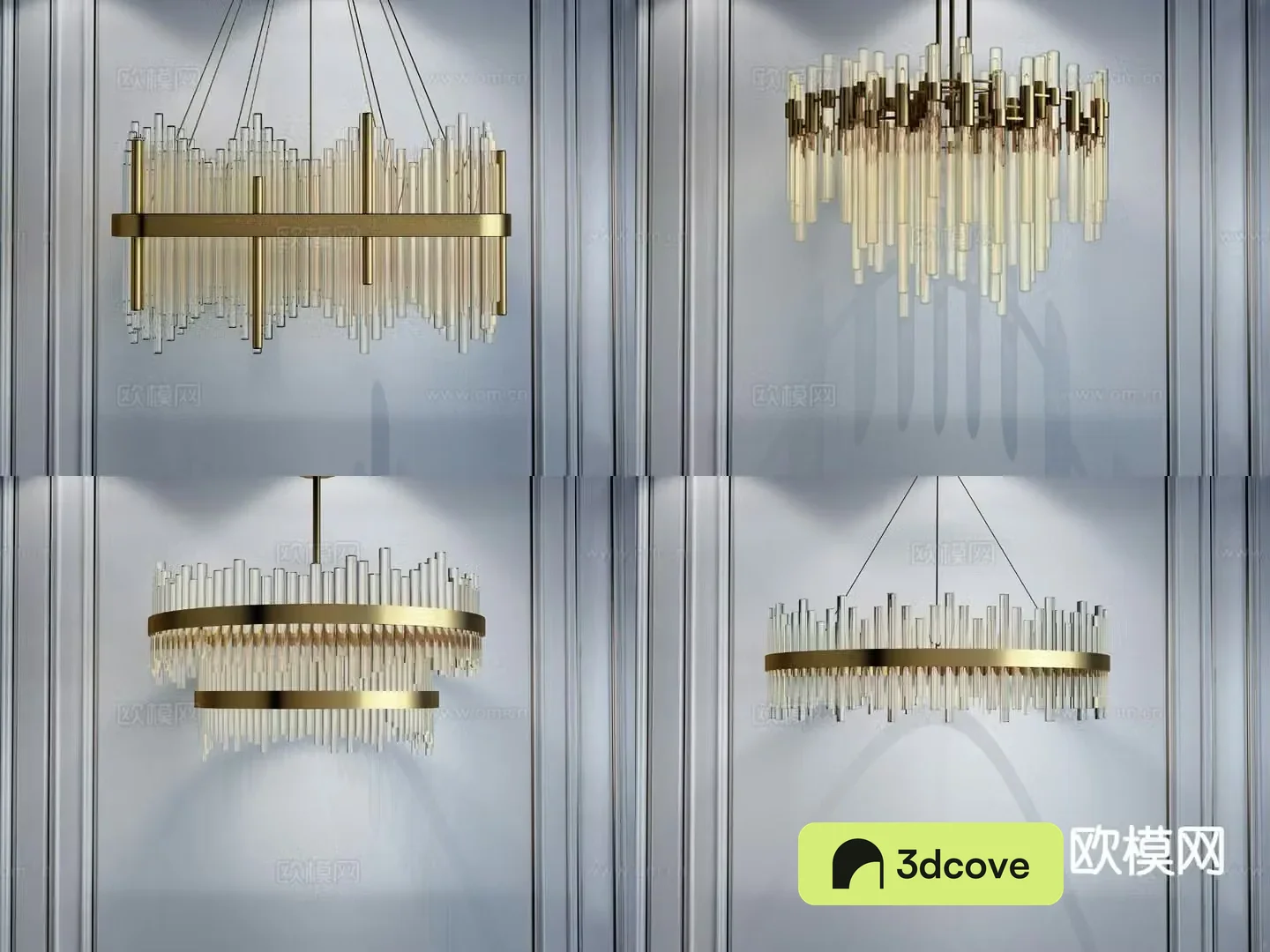 Light luxury crystal chandelier