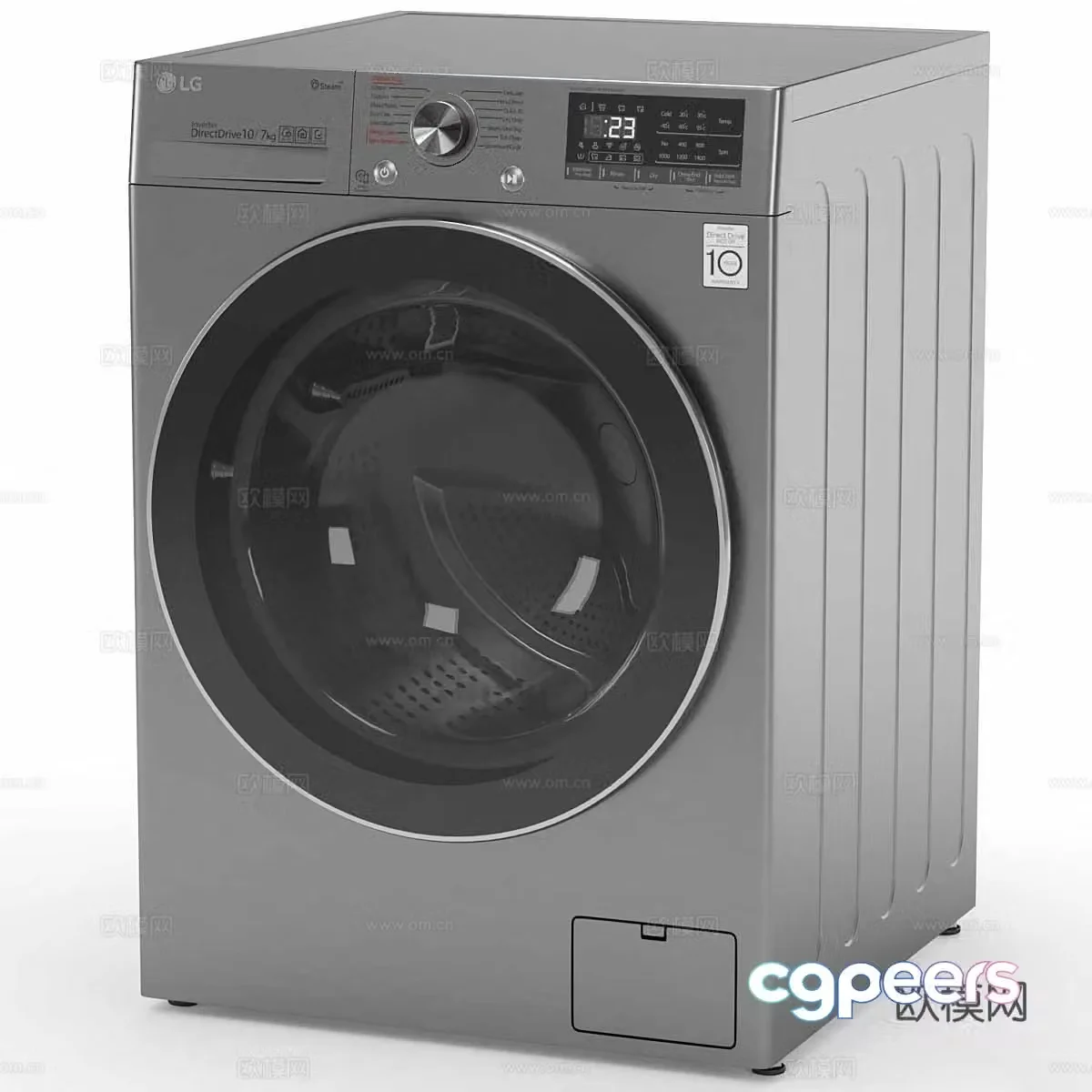 LG washing machine 3d model