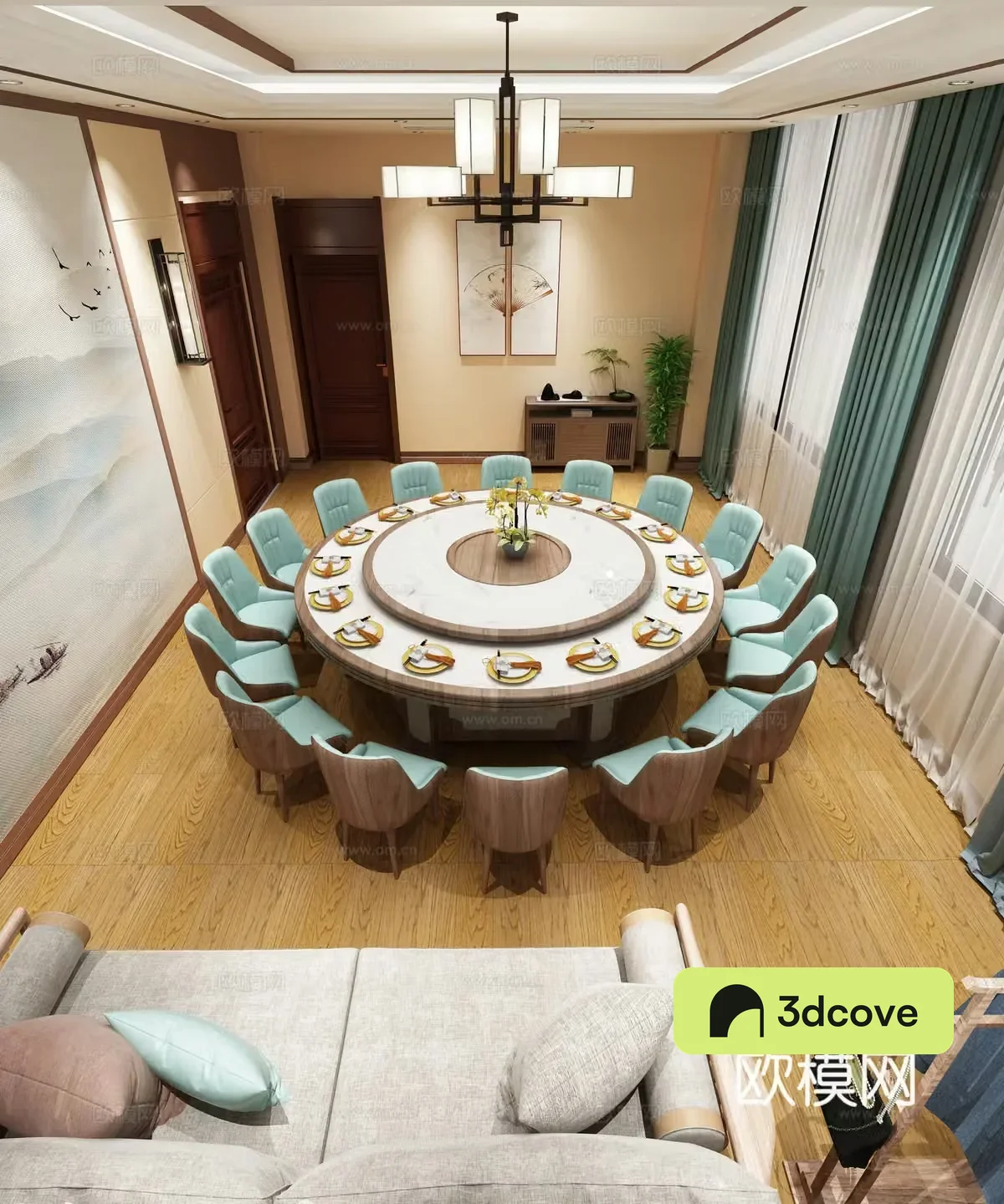 New Chinese private room