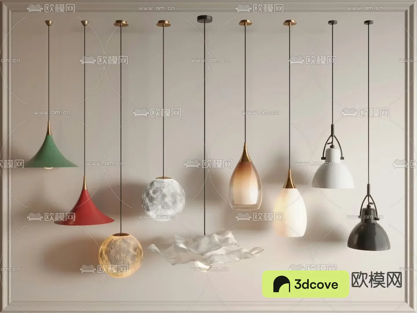 Creative small chandelier bedside chandelier