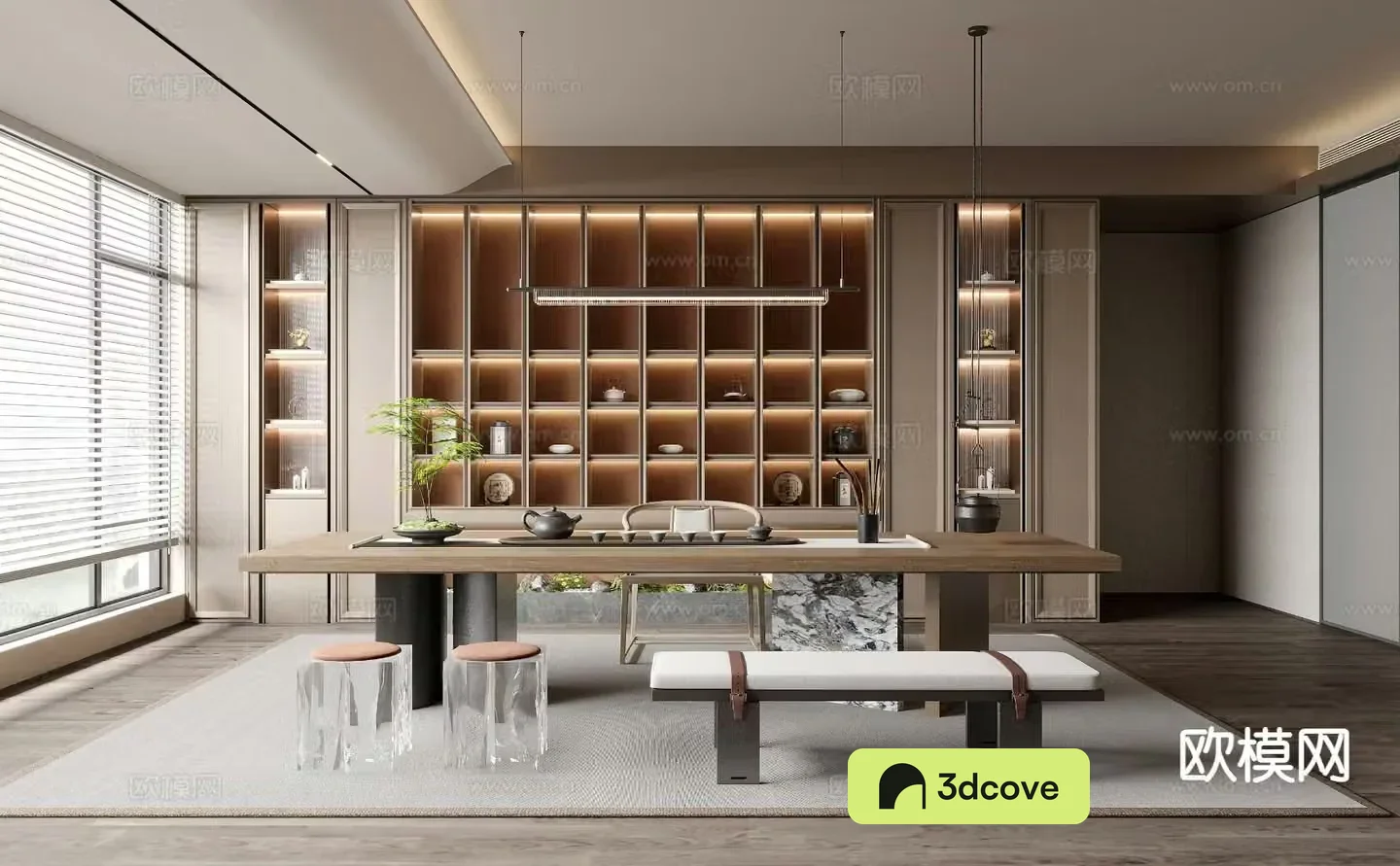 New Chinese tea room