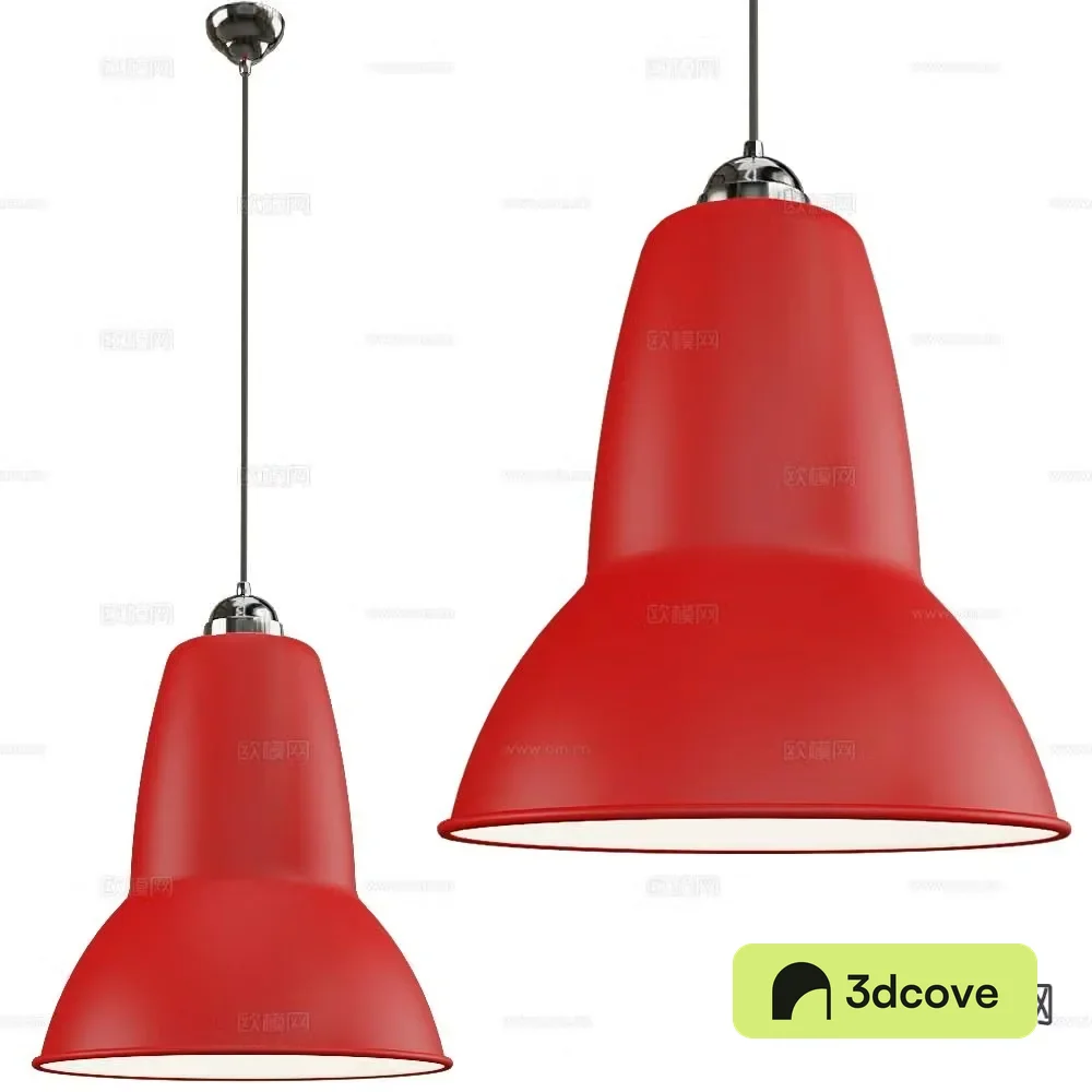 Anglepoise lampshade chandelier