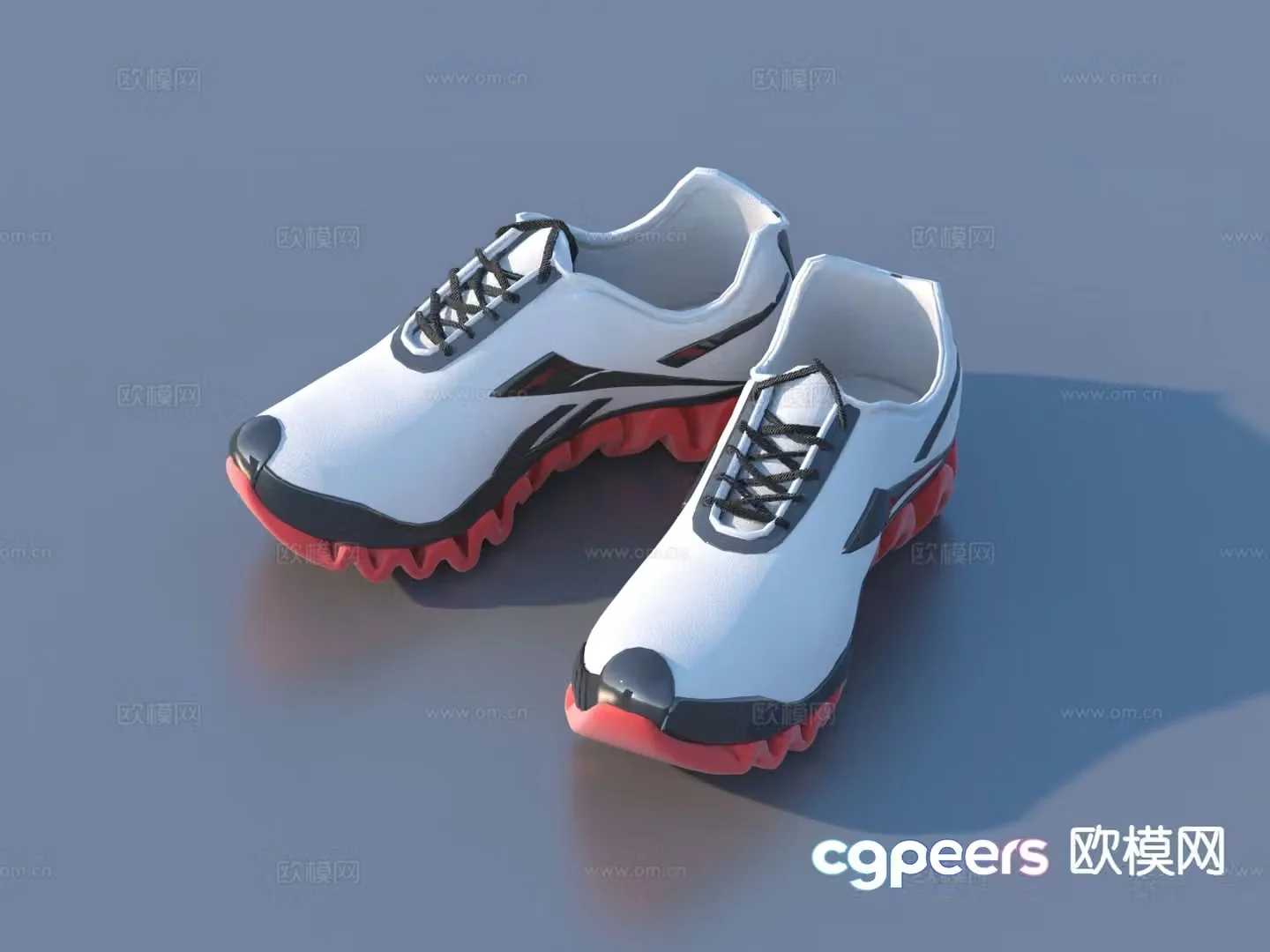 shoes sneakers running shoes basketball shoes 3d model