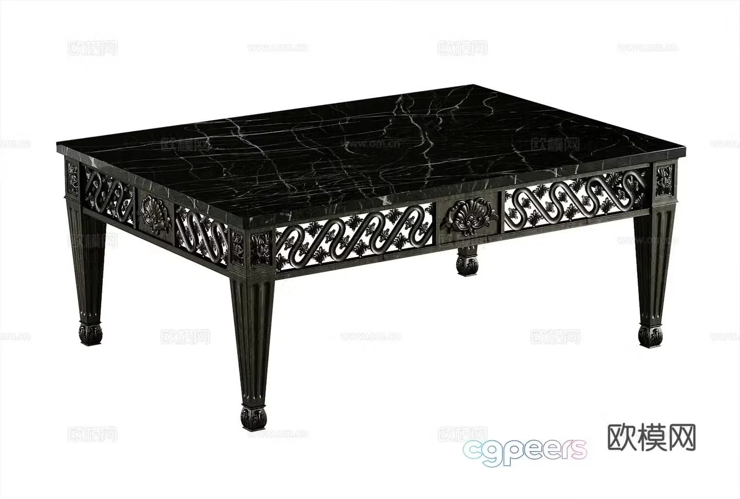 American coffee table 3D model