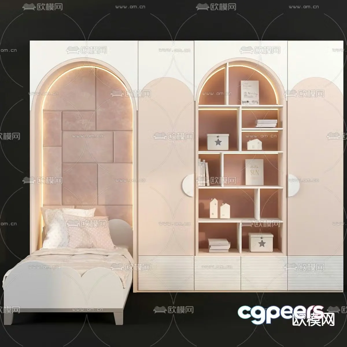ARBUZOV children’s bed 3d model
