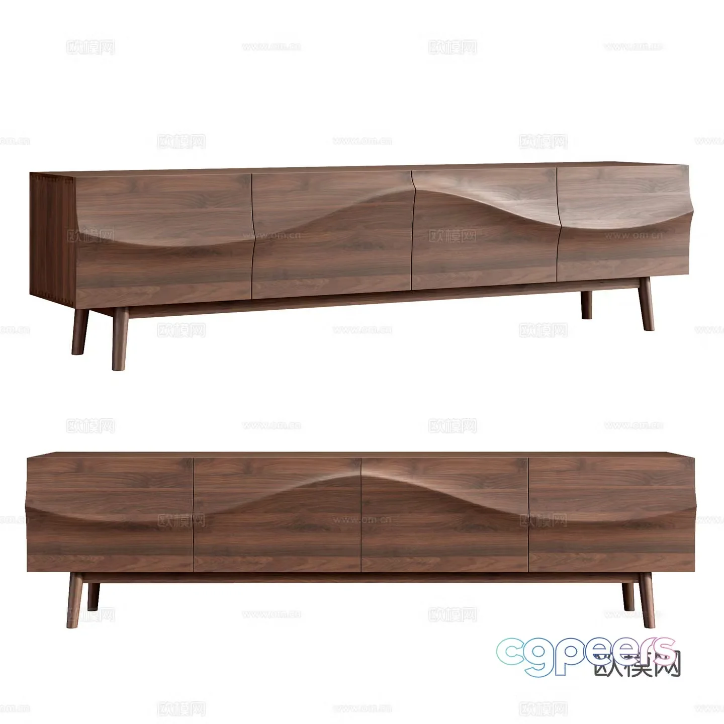 Modern TV cabinet 3d model
