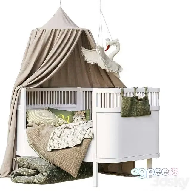 3ds Max Free – Baby Cot Sebra Bed, Baby & Jr