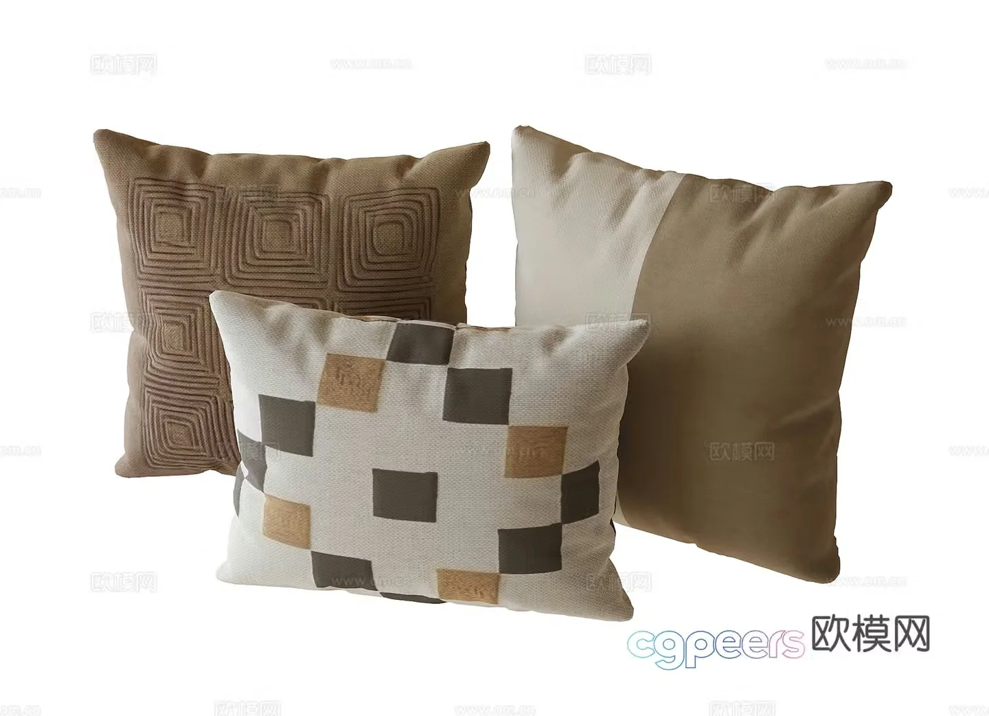 Modern pillow sofa pillow 3d model