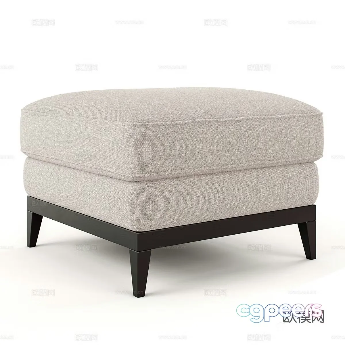 Stool Sofa Stool Low Stool Soft Stool 3d model