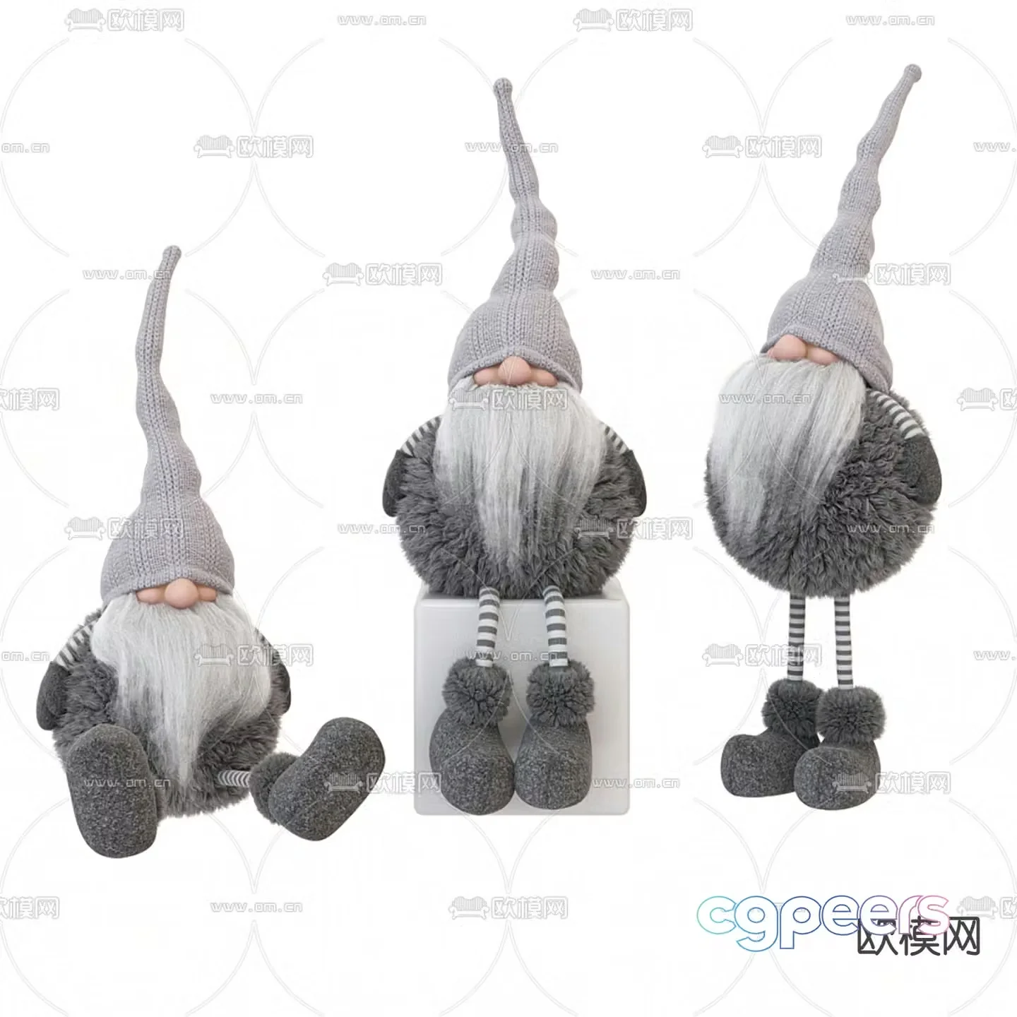 dwarf handmade doll toys ragdoll 3d model
