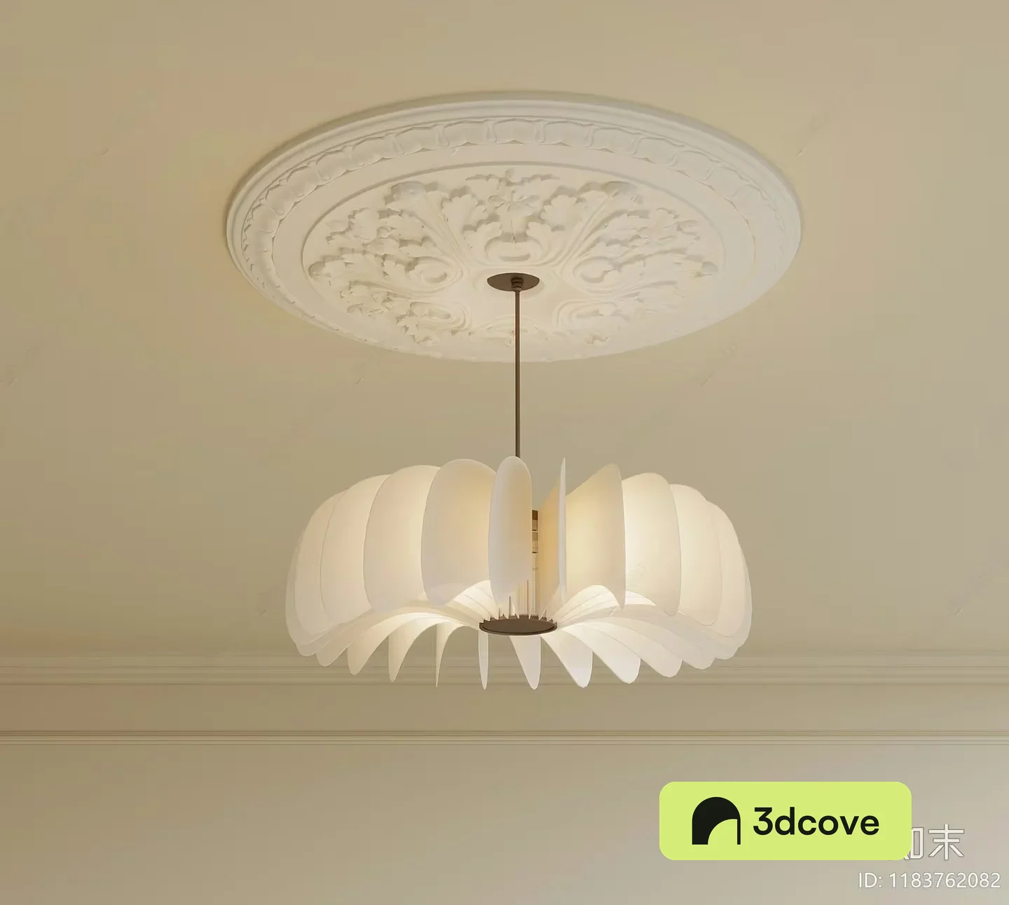 Cozy White Lighting Fixture