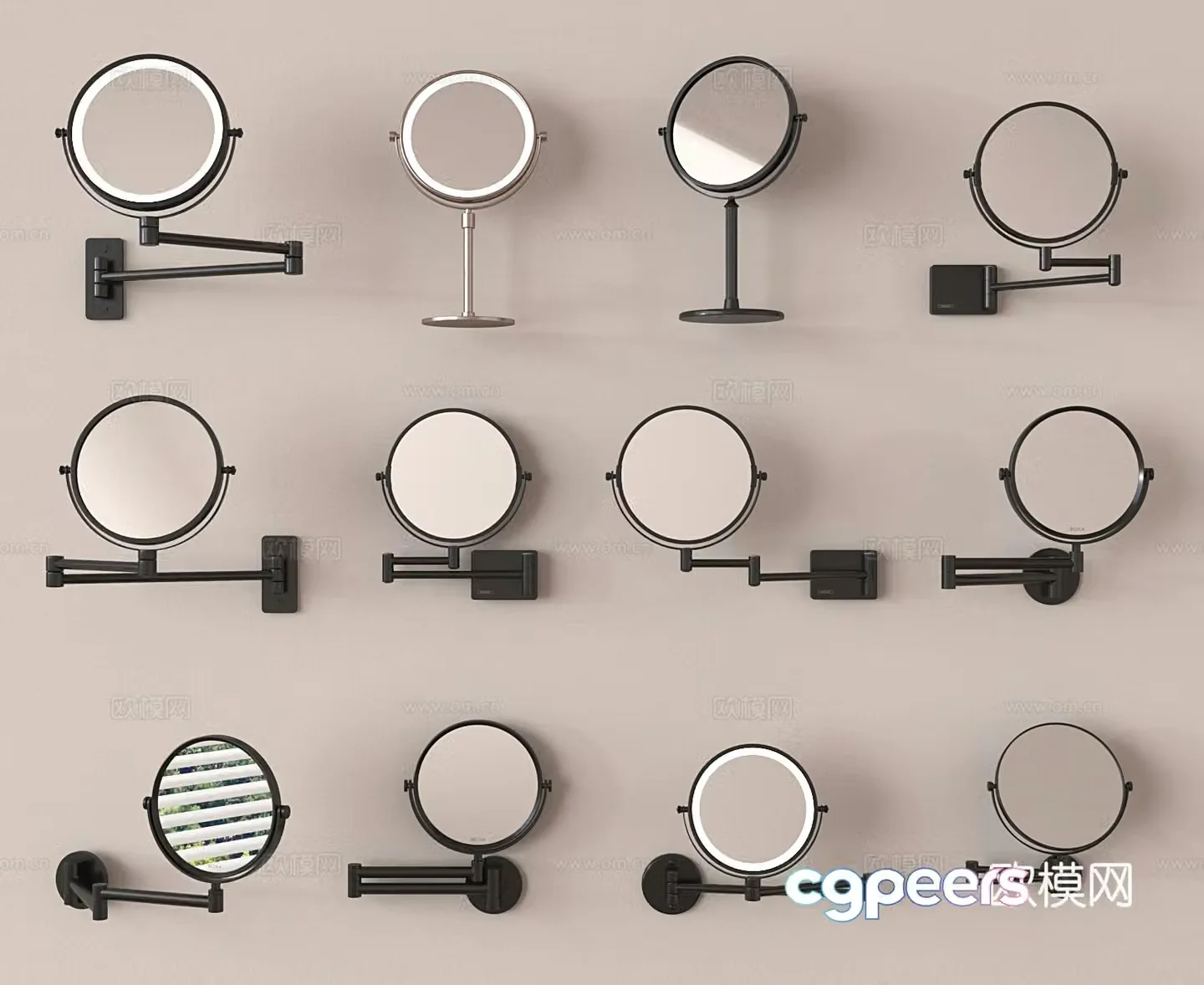 Makeup mirror 3d model