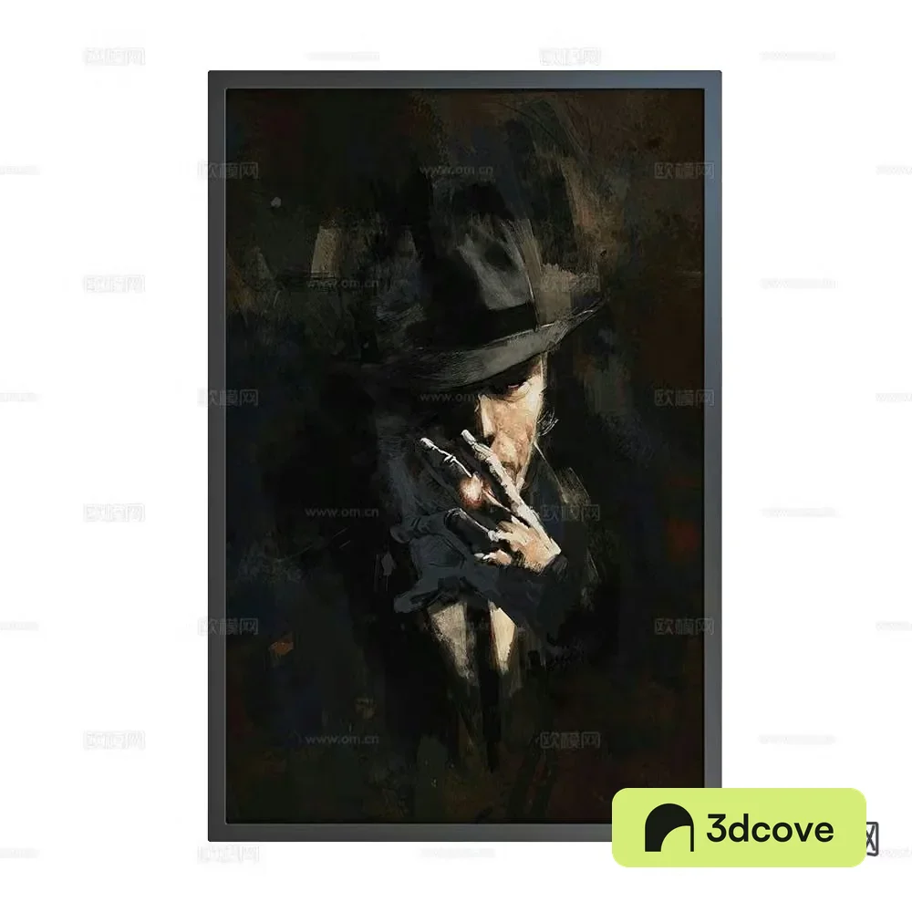 NC Design hanging painting decorative painting figure oil painting