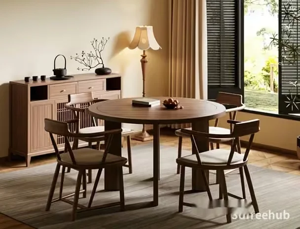 Modern Dining Room 3D Model – 20876 – VRAY Render