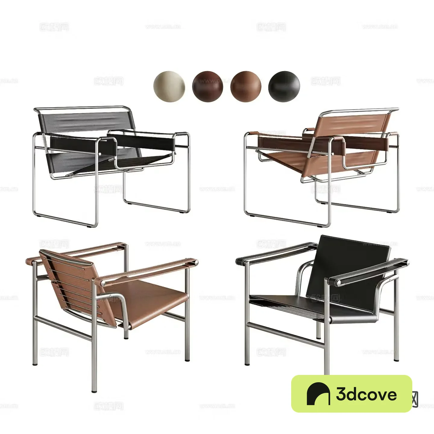 Modern single lounge chair