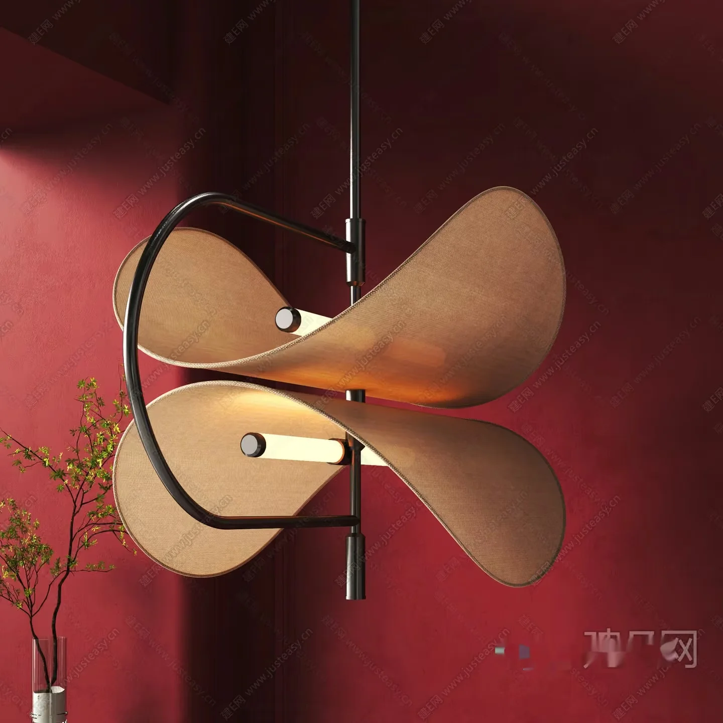 Modern Light Fixture 3D Model – 1239 – VRAY Render