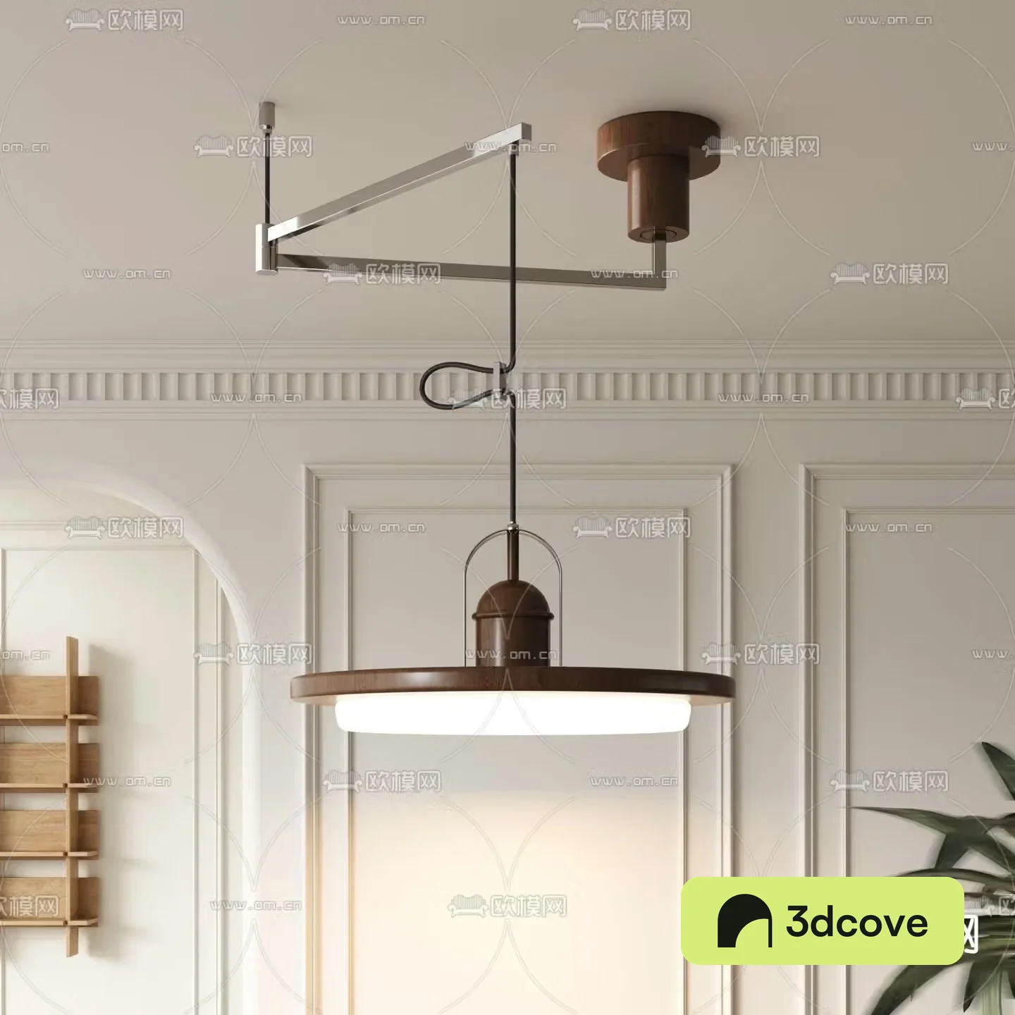 Simple chandelier folding chandelier