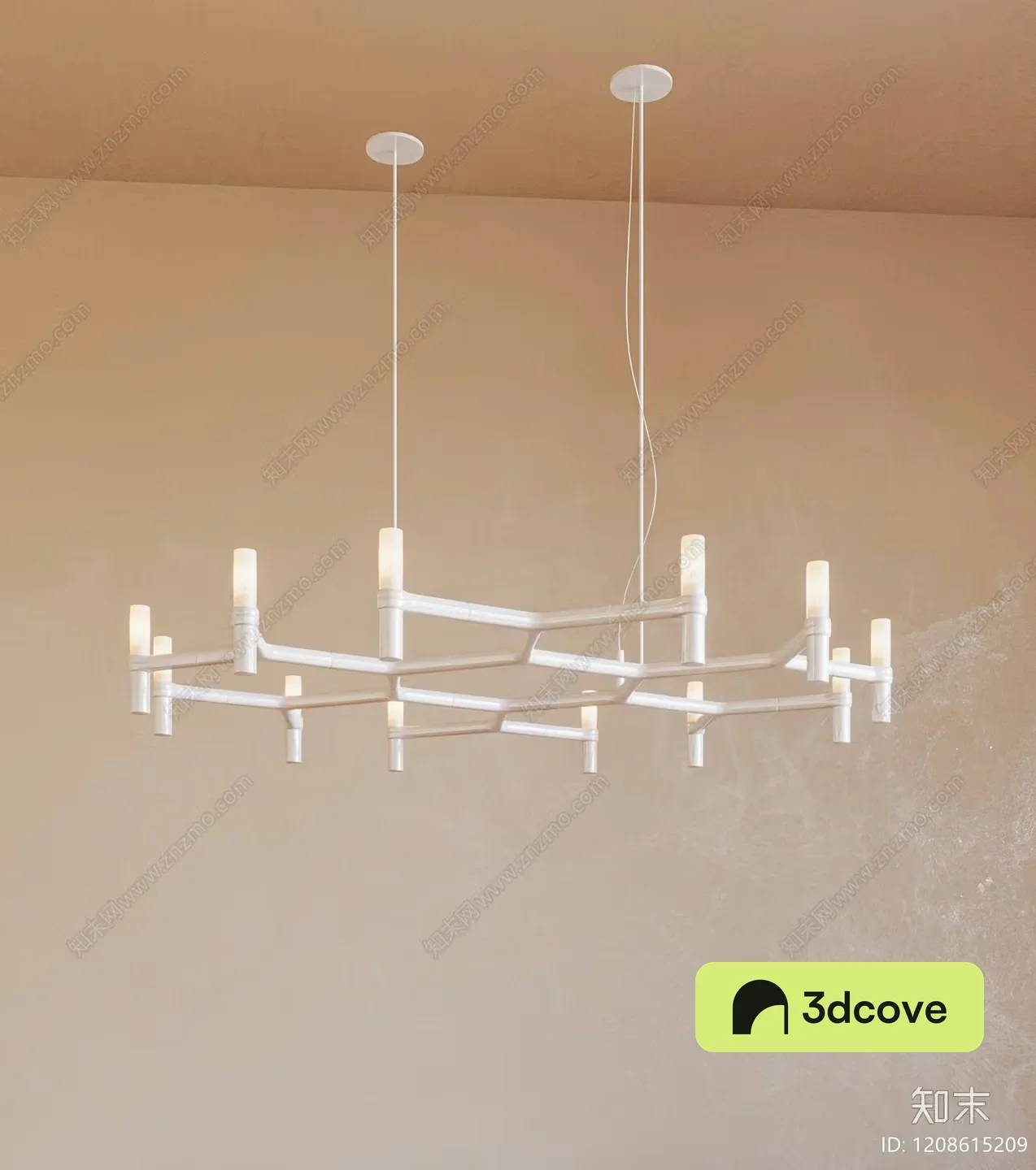 A White Chandelier