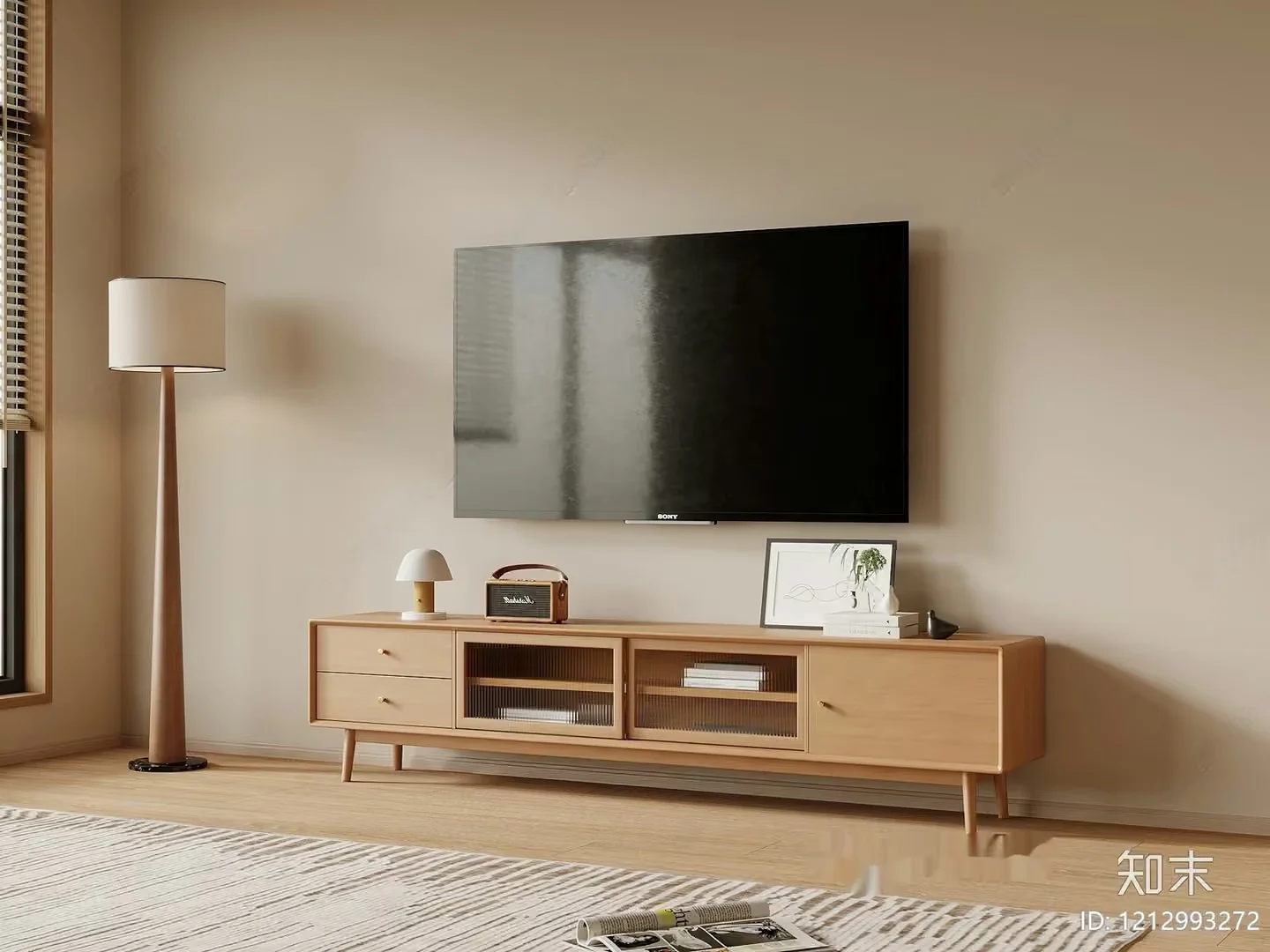 Modern Living Room 3D Model – 11920 – VRAY Render