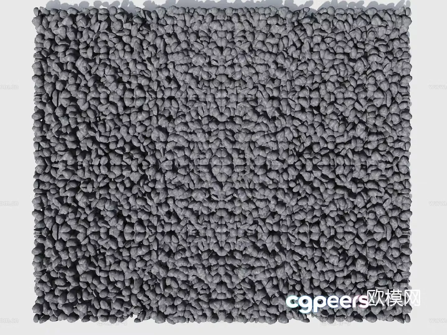 Modern gravel Landscape gravel Garden road soft stone Small stone Sand gravel Stone path 3d model