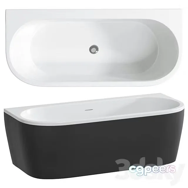 3ds Max Free – Bathtubs CEZARES SLIM WALL