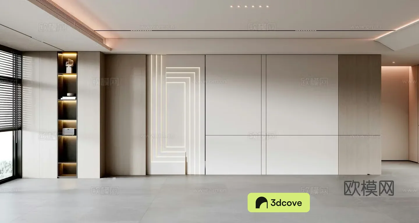 Modern sofa background wall