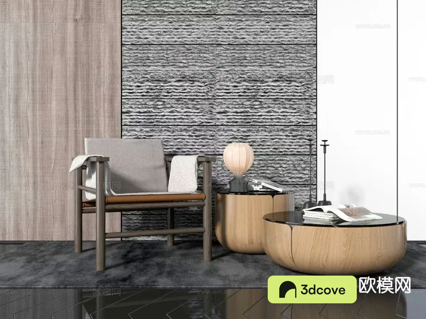 Modern chair leisure chair coffee table