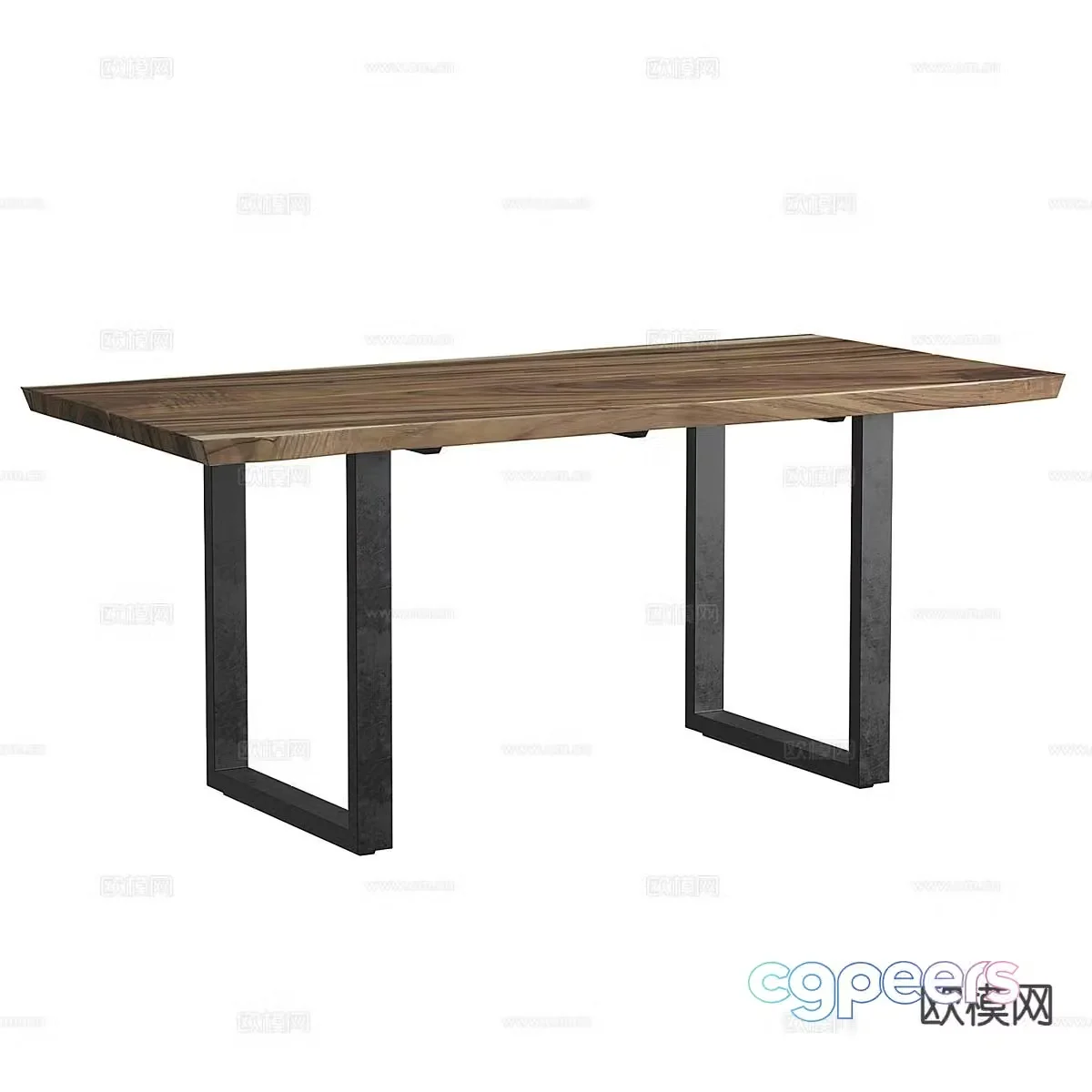 Modern dining table 3d model