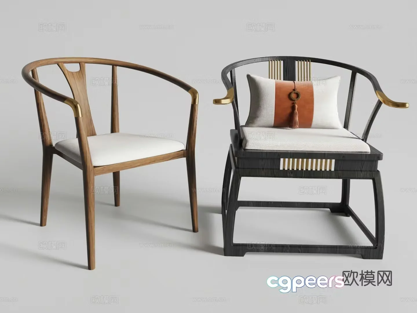 New Chinese chair 3d model
