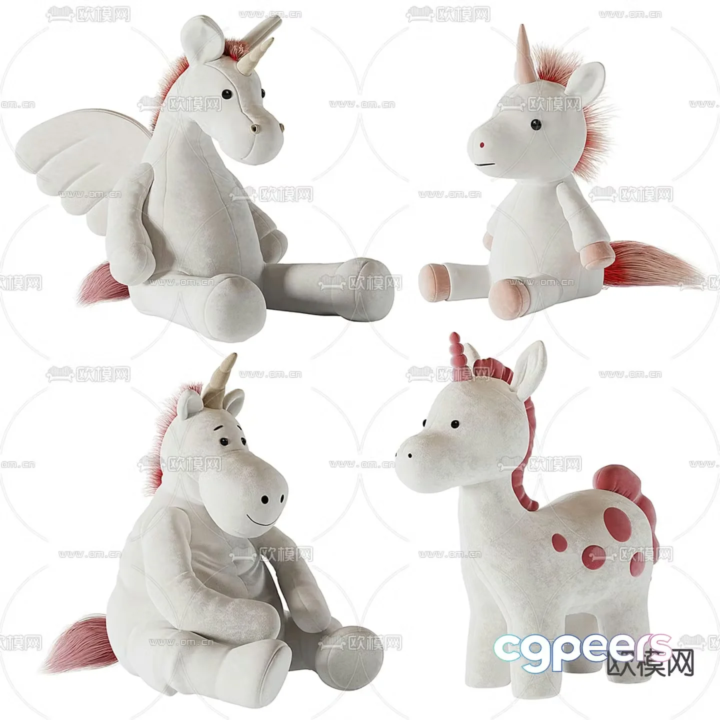 Children’s toys plush doll 3d model