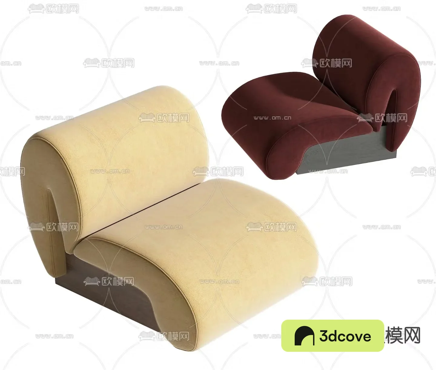 Modern single sofa