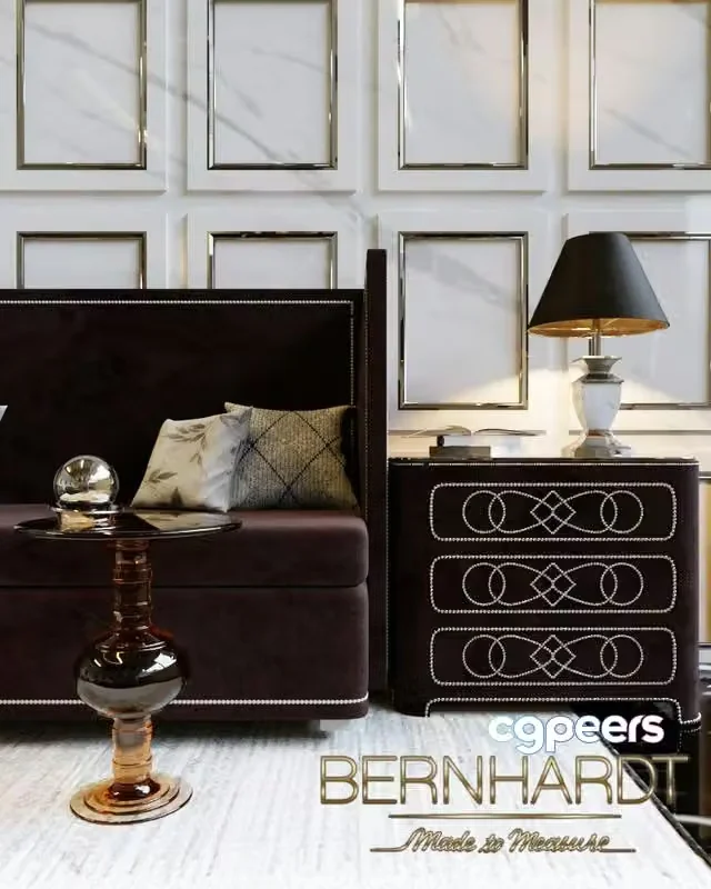 3ds Max Free – set BERNHARD furniture