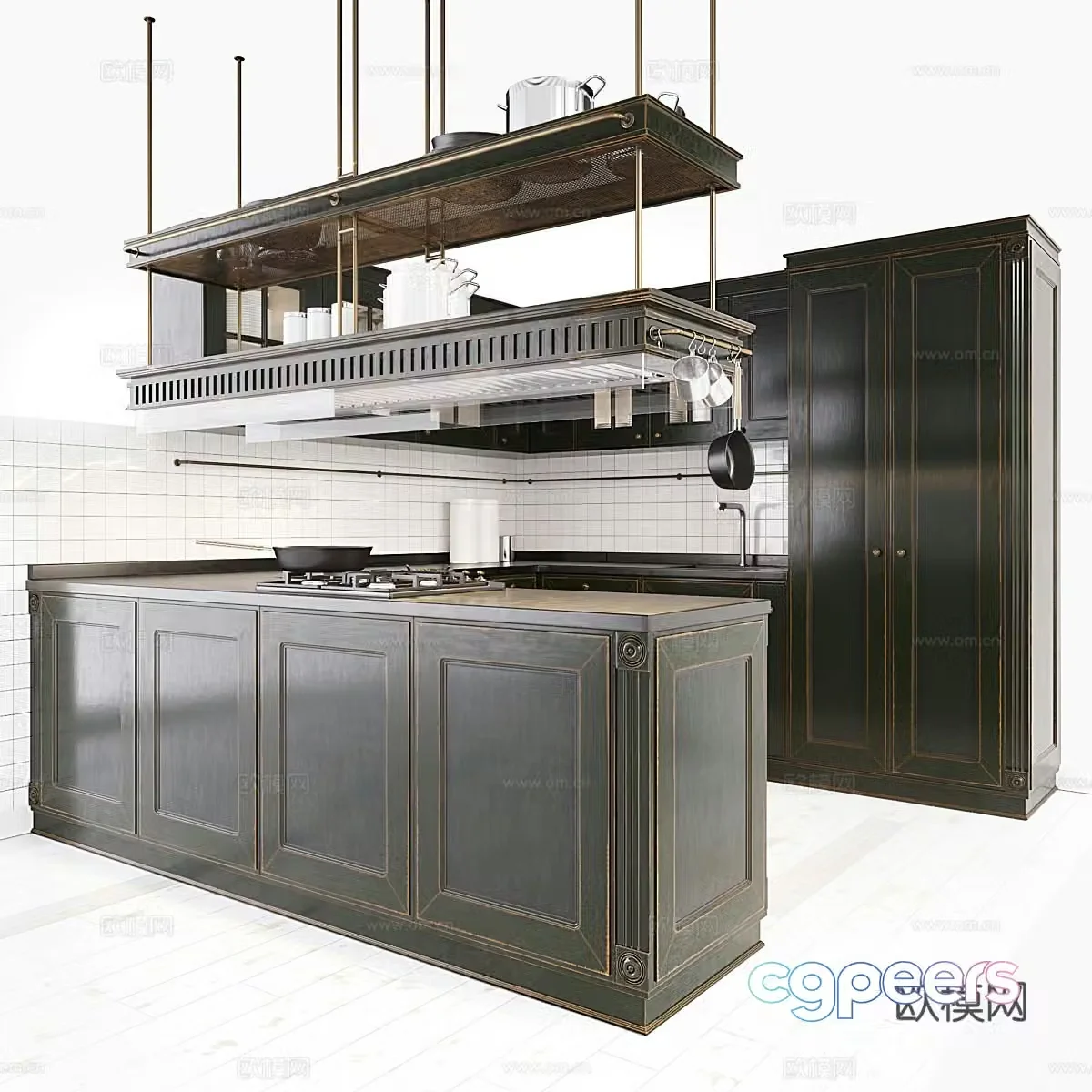 Kitchen Cabinet 3D Model