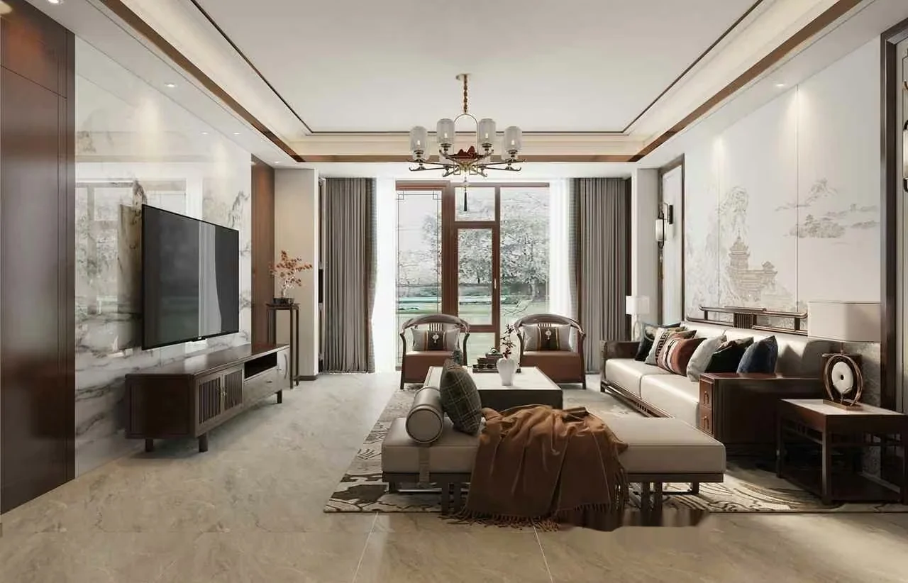 Modern Living Room 3D Model – 2614 – VRAY Render