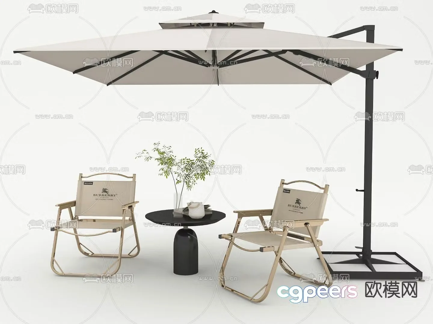 Outdoor tables and chairs camping tables and chairs 3d model