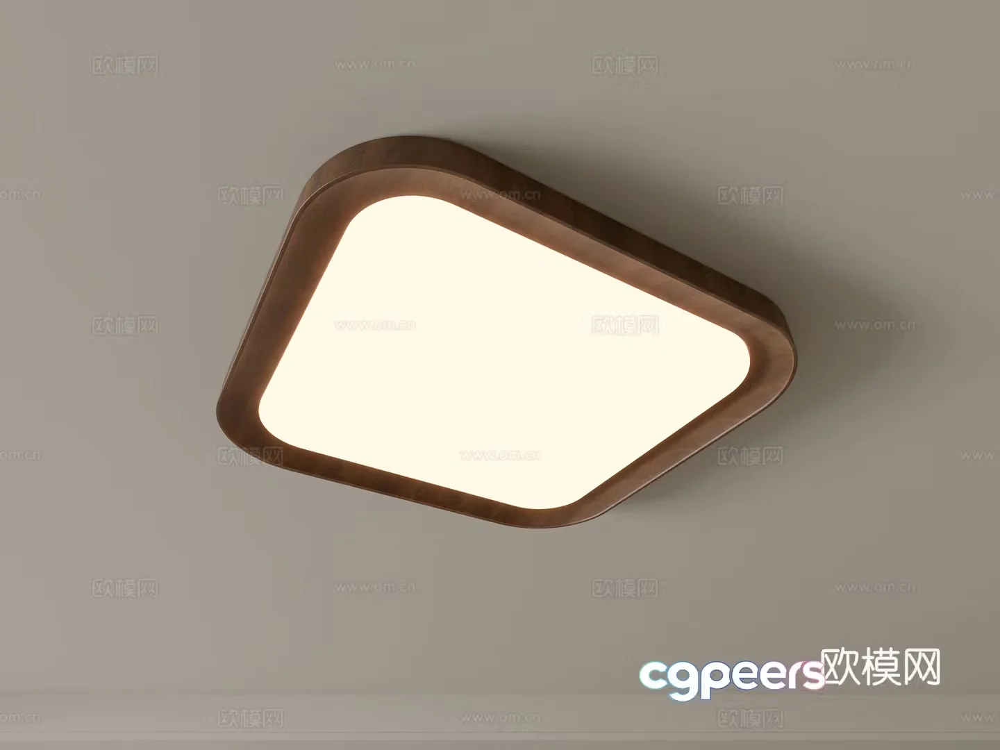 Modern ceiling lamp Geometric ceiling lamp Bedroom lamp Artistic shaped lamp Fashion living room lamp 3D model