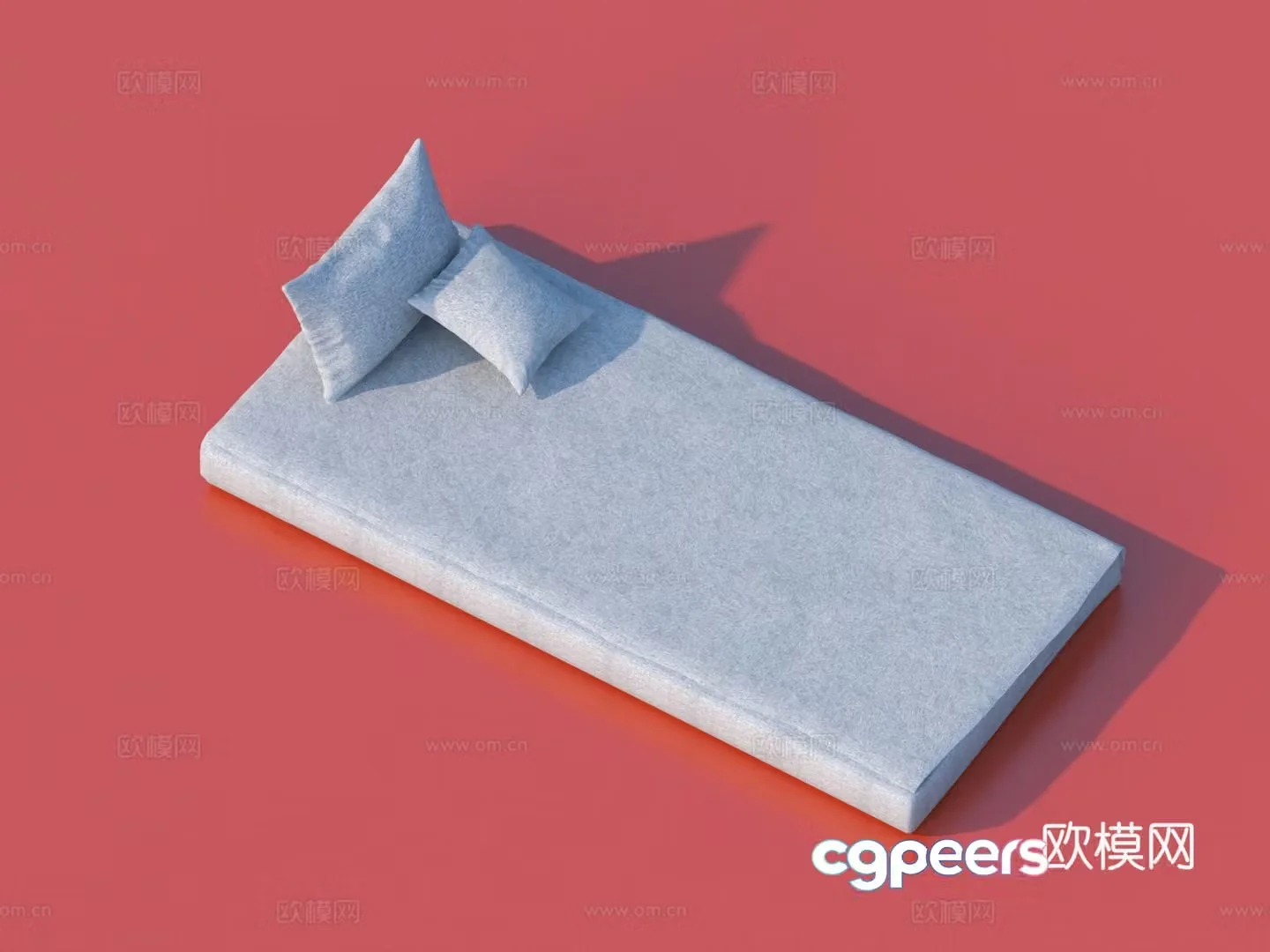 Pillow Mattress Cushion Spring Pad 3D Model